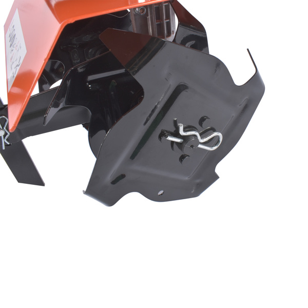 A1-2冲程52cc汽油微耕机 52CC 2-Stroke Gas Powered Tiller Cultivator with 4 Adjustable Front Tines, Handheld Rototiller for Lawn, Garden and Soil Cultivation-5
