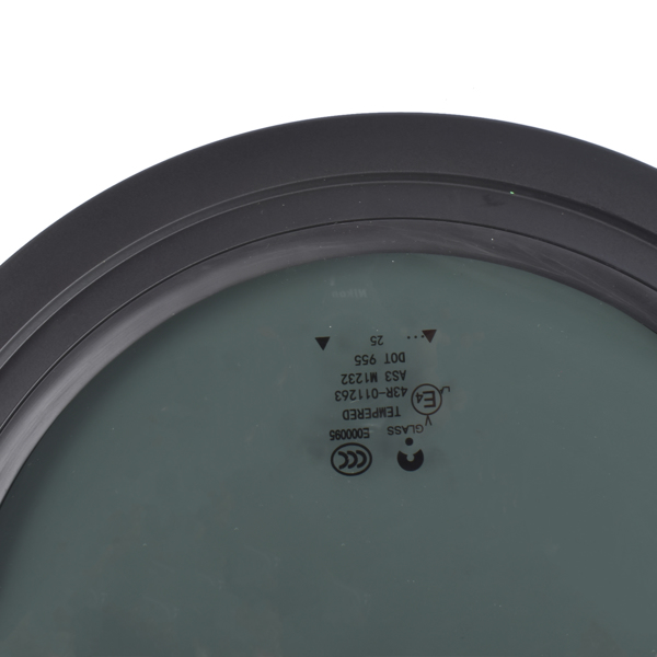 房车车窗 Round Fixed RV Window 12" Tinted Window for RV Camper Caravan with Trim Ring Fit for 1-5/8" Thickness Wall-7