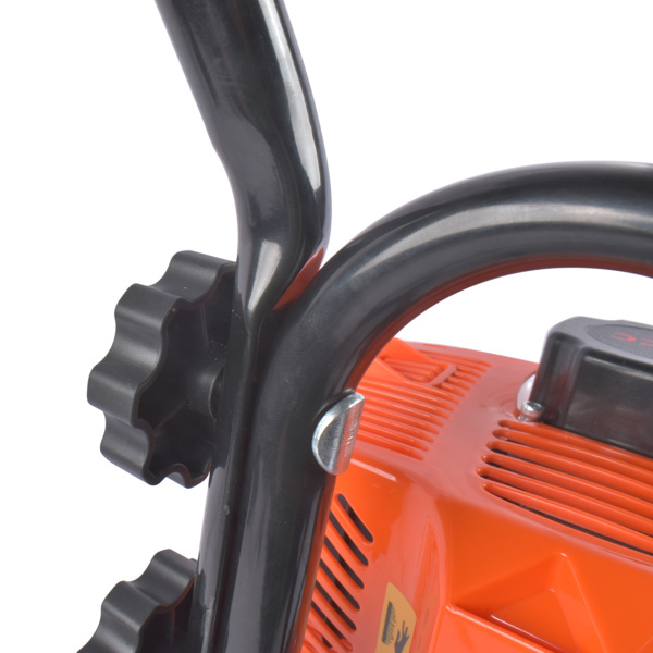 A1-2冲程52cc汽油微耕机 52CC 2-Stroke Gas Powered Tiller Cultivator with 4 Adjustable Front Tines, Handheld Rototiller for Lawn, Garden and Soil Cultivation-6