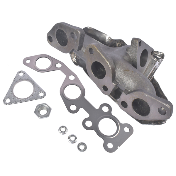 排气歧管 Left Exhaust Manifold with Gasket Fit for Nissan Frontier 1999-2004 V6 3.3L Nissan Xterra 2000-2004 V6 3.3L 140064S102, 140065S600-8