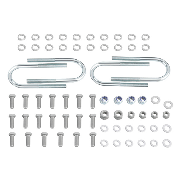 5英寸后桥翻转C型翻边支架套件 适用于雪佛兰C10 1973-1987年 适用于GMC C15 C1500/皮卡 1973-1987年-2