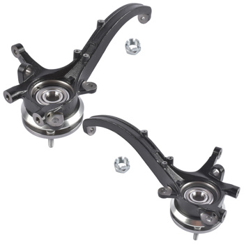 转向节总成 Pair Front Left Right Steering Knuckle & Wheel Hub Bearing Assemblies Fit for Kia Optima Hyundai Sonata 2002-2005 5171539600 5171639600