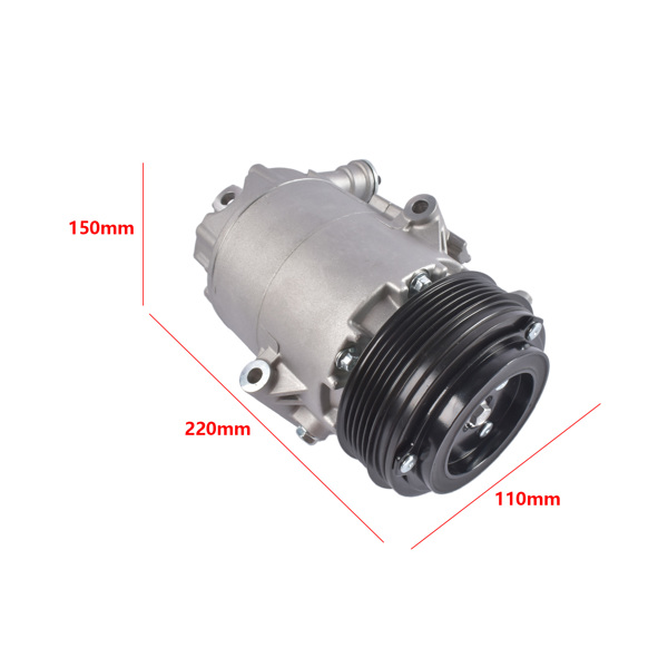  汽车空调压缩机 12V A/C Compressor with 5-Groove Pulley Fits for Can-Am Defender HD10 4x4 Limited DPS 2020-2023 UTV/ SXS-5