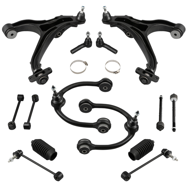 14x 前悬架控制臂套件 适用于 2006-2010 款 Jeep Commander 适用于 2005-2010 款 Jeep 大切诺基-1
