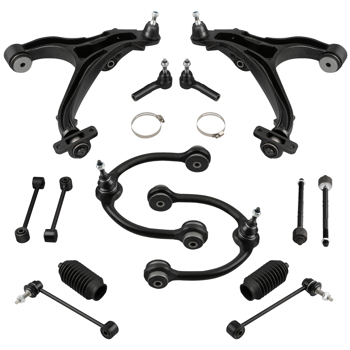 14x 前悬架控制臂套件 适用于 2006-2010 款 Jeep Commander 适用于 2005-2010 款 Jeep 大切诺基