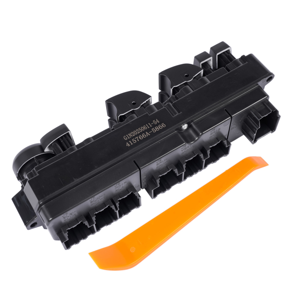 玻璃升降器开关 Front Left Power Window Switch Fit for Chevrolet Silverado 1500 2500 HD 3500 HD Suburban Tahoe Avalanche GMC Sierra Yukon Cadillac Escalade Black 20835552 15093439 920-055-8