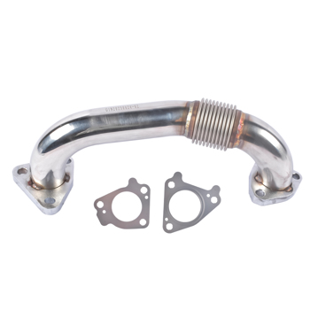排气管 Heavy Duty Driver Side Exhaust Up Pipe DP0127 Fits for GMC Sierra Chevy Silverado 2500 3500 HD Duramax Diesel 6.6L 2001-2016