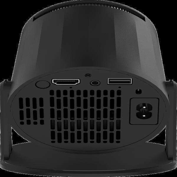 迷你投影仪：便携、高性价比，180° 投影角度，具备无线连接及移动设备兼容性的便携式投影仪（适用于观影）-4