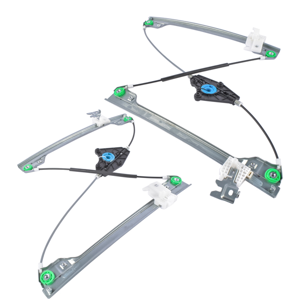 玻璃升降器 2x Front Left & Right Side Power Window Regulator w/o Motor Fit for Nissan Maxima 2009-2014 Sedan 3.5L V6 GAS DOHC 807219DH0A 807219DH1A 807219DH0A 807219DH1A-3