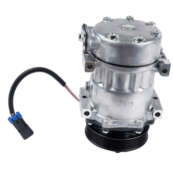 汽车空调压缩机 F696001122 A/C Compressor w/Clutch Fit for Kenworth C500 K100E T2000 T300 T400 T660 T800 W900 Peterbilt 200 224-4