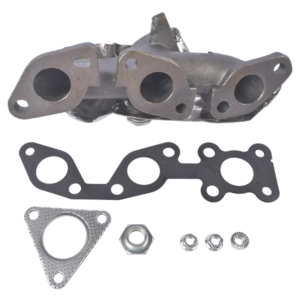 排气歧管 Left Exhaust Manifold with Gasket Fit for Nissan Frontier 1999-2004 V6 3.3L Nissan Xterra 2000-2004 V6 3.3L 140064S102, 140065S600-5