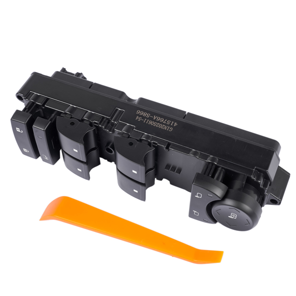 玻璃升降器开关 Front Left Power Window Switch Fit for Chevrolet Silverado 1500 2500 HD 3500 HD Suburban Tahoe Avalanche GMC Sierra Yukon Cadillac Escalade Black 20835552 15093439 920-055-7