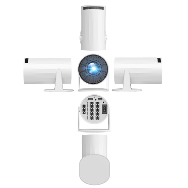 迷你投影仪：便携、高性价比，180° 投影角度，具备无线连接及移动设备兼容性的便携式投影仪（适用于观影）-7