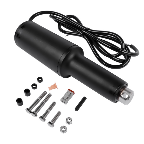 压浪板执行器 Marine Boat Pressure Wave Plate Actuator 101 XD Series Extreme Duty Actuator Black 5/16" Mounting Hardware 2-1/4" Stroke-3
