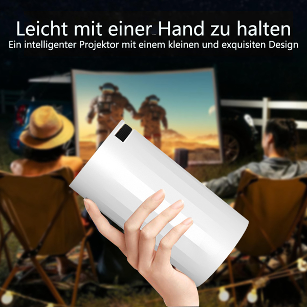 迷你投影仪：便携、高性价比，180° 投影角度，具备无线连接及移动设备兼容性的便携式投影仪（适用于观影）-13