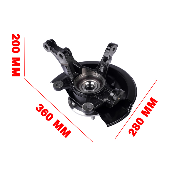  转向节总成 Front Passenger Side Steering Knuckle Assy for Honda CR-V 2007-2009 45255STKA00-6