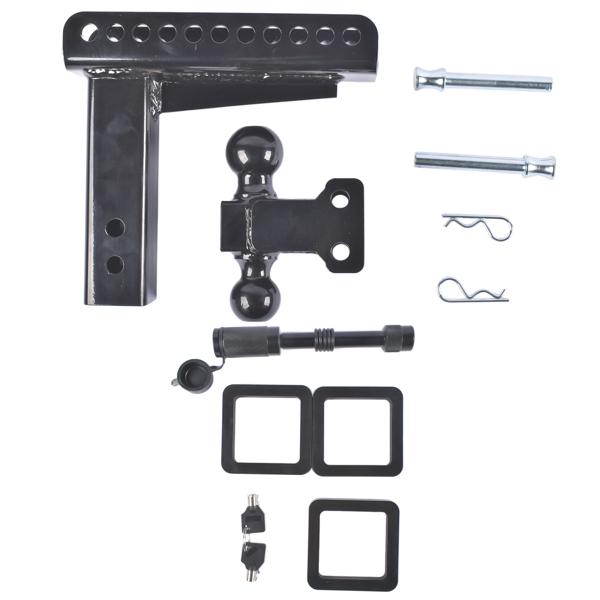 拖车挂接装置Adjustable Trailer Hitch-Drop Hitch-Tow Hitch 22,000 LBS GTW 2" & 2-5/16" Ball-3