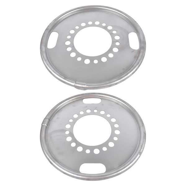 轮毂内罩 Set of 2 Wheel Size 22.5 in Drive Axle Wheel Balancer Fit for Heavy Duty Trucks / Bus / Motorhome 600-640-1