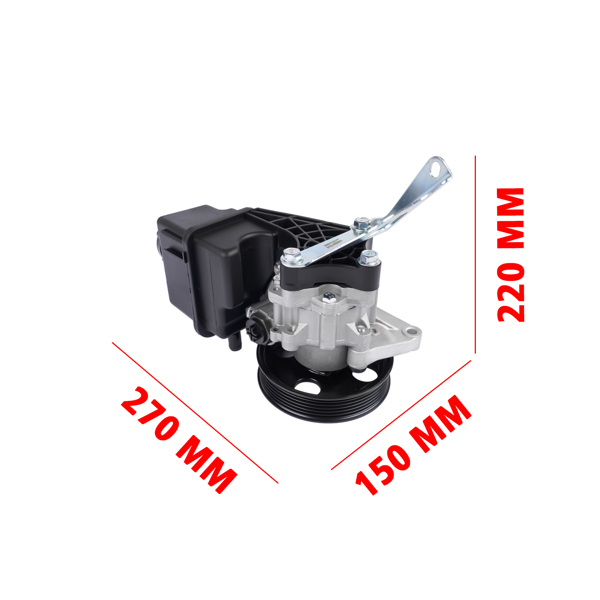 转向助力泵 Power Steering Pump with Pulley and Reservoir Fit for Mercedes-Benz Sprinter 2500 3500 2.1L Diesel-7