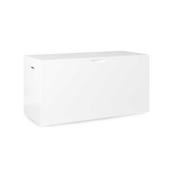 带滚动抽屉的儿童玩具收纳盒 - 现代木制带轮玩具箱，大型拉出式收纳箱，适用于育儿室、卧室或游戏室-14