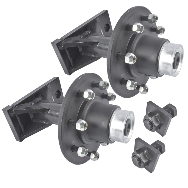 海运集装箱车轮 Shipping Container Wheels 8x6.5 Lug Bolt-on Hub Spindle Kit Heavy Duty 8000LB-6