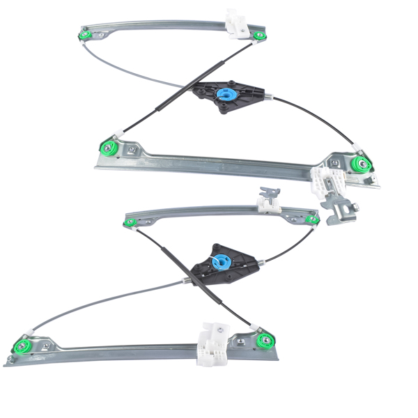 玻璃升降器 2x Front Left & Right Side Power Window Regulator w/o Motor Fit for Nissan Maxima 2009-2014 Sedan 3.5L V6 GAS DOHC 807219DH0A 807219DH1A 807219DH0A 807219DH1A-4