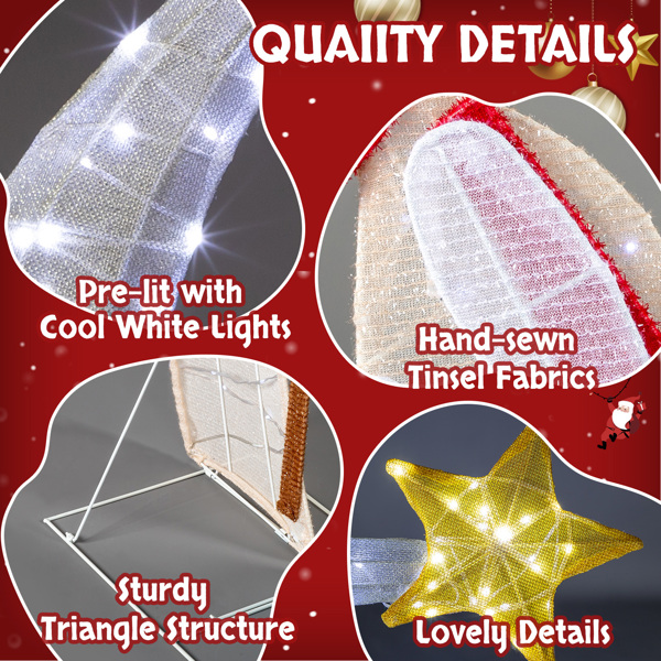 122*29.5*113cm 月亮耶稣诞生   2D 白灯 葱布   圣诞灯饰耶稣-6