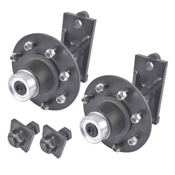 海运集装箱车轮 Shipping Container Wheels 8x6.5 Lug Bolt-on Hub Spindle Kit Heavy Duty 8000LB-2