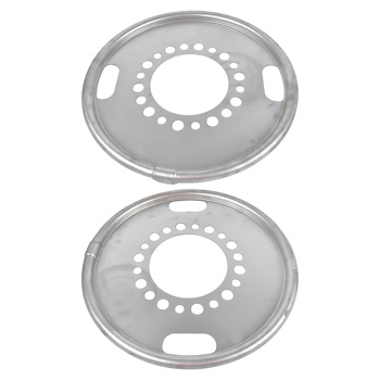 轮毂内罩 Set of 2 Wheel Size 22.5 in Drive Axle Wheel Balancer Fit for Heavy Duty Trucks / Bus / Motorhome 600-640