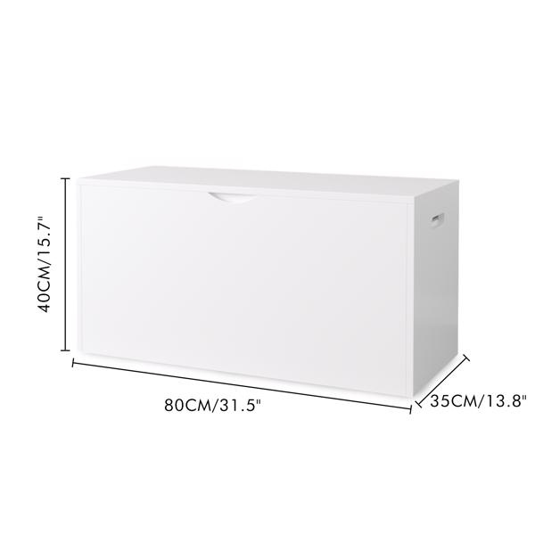 带滚动抽屉的儿童玩具收纳盒 - 现代木制带轮玩具箱，大型拉出式收纳箱，适用于育儿室、卧室或游戏室-13