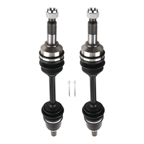 2件套前CV传动轴总成 适用于本田Rancher 420 TRX420FE1 4x4 ES 2018 44220-HR3-A21, 44350-HR4-A22-1