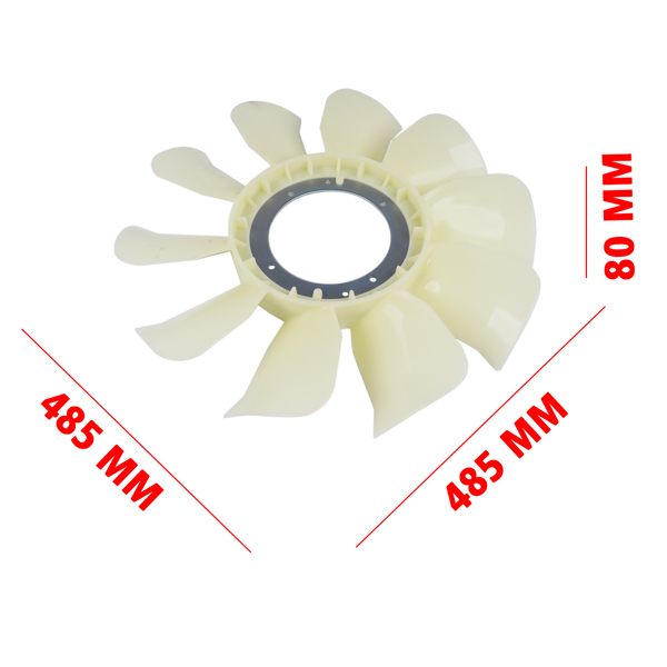 风扇叶片 Engine Cooling Fan Blade Fits for Nissan Frontier NV1500 NV2500 NV3500 Pathfinder Xterra 2005-2019 V6 4.0L 21060EA200-7