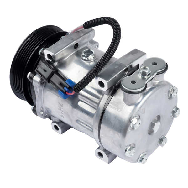 汽车空调压缩机 F696001122 A/C Compressor w/Clutch Fit for Kenworth C500 K100E T2000 T300 T400 T660 T800 W900 Peterbilt 200 224-2