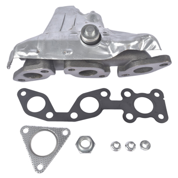 排气歧管 Left Exhaust Manifold with Gasket Fit for Nissan Frontier 1999-2004 V6 3.3L Nissan Xterra 2000-2004 V6 3.3L 140064S102, 140065S600