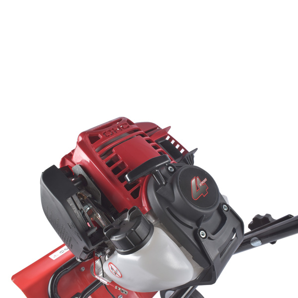 A1-4冲程31cc汽油微耕机 31CC 4-Stroke Gas Powered Tiller Cultivator, Handheld Rototiller for Lawn, Garden and Soil Cultivation-4