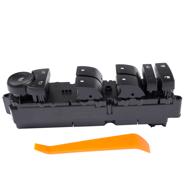 玻璃升降器开关 Front Left Power Window Switch Fit for Chevrolet Silverado 1500 2500 HD 3500 HD Suburban Tahoe Avalanche GMC Sierra Yukon Cadillac Escalade Black 20835552 15093439 920-055-1