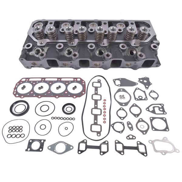 缸盖总成 Engine Cylinder Head and Gasket Set Fit for Cummins Engine A2000 A2300 Daewoo Forklift D20S D25S D30S-1