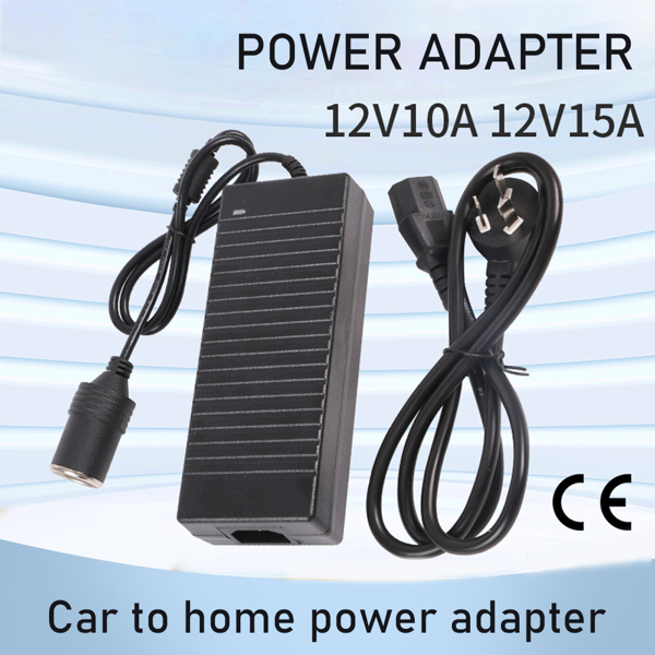 点烟器点烟器转换器 110V 转 12V 15A 电源适配器 AC/DC USQv-14