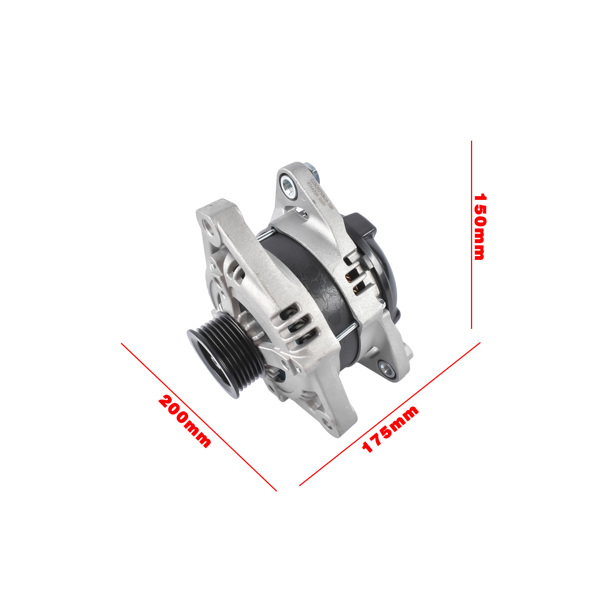 发电机 12V 150A Clockwise Rotation Alternator with 6-Groove Pulley Fits for Hyundai Genesis 3.8 Sedan 3.8L V6 2014-2016-4