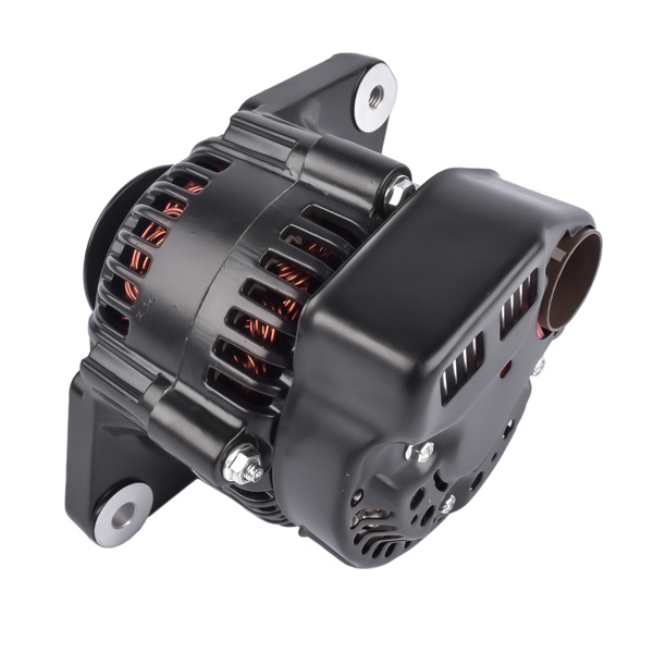 发电机 Black Mini Alternator ES1004BK with V-belt Pulley Fits for Denso Style 12 Volts Systems-5