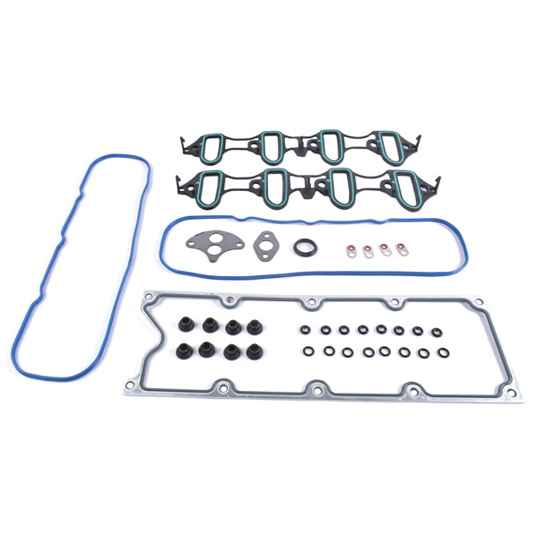 进气歧管垫片套装 Intake Manifold Gasket Kit Fit for Buick Rainier Cadillac Escalade Chevy Avalanche Silverado Express Suburban Tahoe Trailblazer GMC Envoy Savana Sierra Yukon Hummer H2 Saab 9-7x MS98016T-1