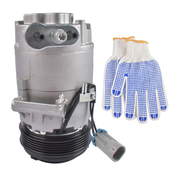  汽车空调压缩机 12V A/C Compressor with 5-Groove Pulley Fits for Can-Am Defender HD10 4x4 Limited DPS 2020-2023 UTV/ SXS-1