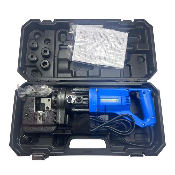  液压打孔机 Hydraulic Hole Puncher Electric Knockout Punching Tool 1300W 110V with 5 Dies Φ 1/4” 3/8” 1/2” 11/16” 4/5”-4