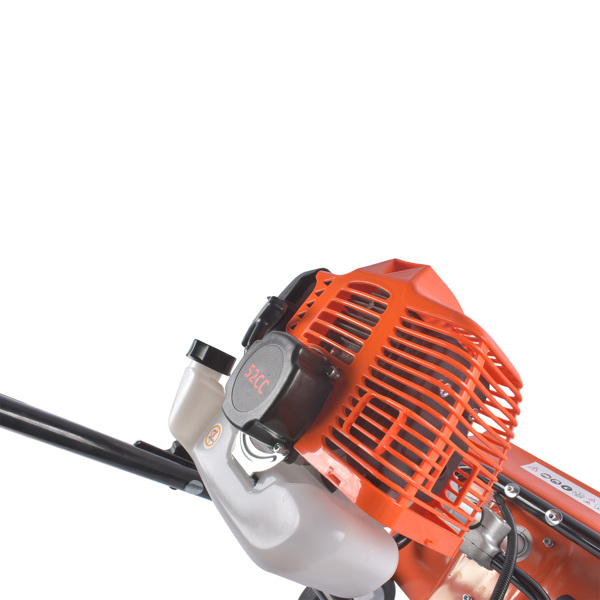 A1-2冲程52cc汽油微耕机 52CC 2-Stroke Gas Powered Tiller Cultivator, Handheld Rototiller for Lawn, Garden and Soil Cultivation-5