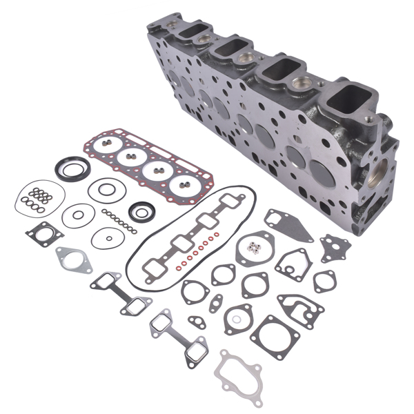 缸盖总成 Engine Cylinder Head and Gasket Set Fit for Cummins Engine A2000 A2300 Daewoo Forklift D20S D25S D30S-4