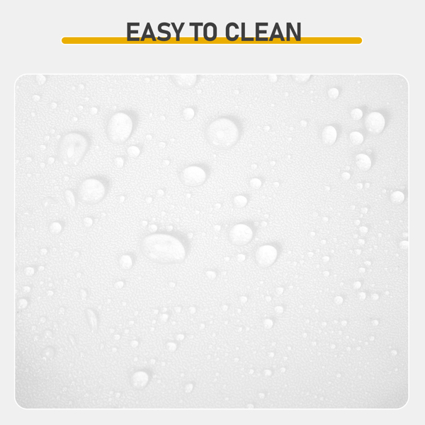 10pcs 白色 铁框架 庭院塑料折叠椅-9