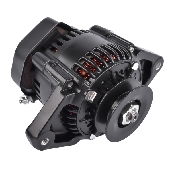发电机 Black Mini Alternator ES1004BK with V-belt Pulley Fits for Denso Style 12 Volts Systems-2