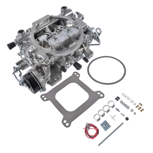 化油器 4 Barrel Carburetor 1403 500 CFM Performer with Electric Choke Square-Flange Fits for Chevy 305 Engine-6