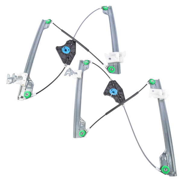 玻璃升降器 2x Front Left & Right Side Power Window Regulator w/o Motor Fit for Nissan Maxima 2009-2014 Sedan 3.5L V6 GAS DOHC 807219DH0A 807219DH1A 807219DH0A 807219DH1A-1