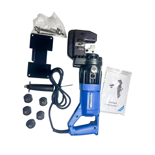  液压打孔机 Hydraulic Hole Puncher Electric Knockout Punching Tool 1300W 110V with 5 Dies Φ 1/4” 3/8” 1/2” 11/16” 4/5”-2